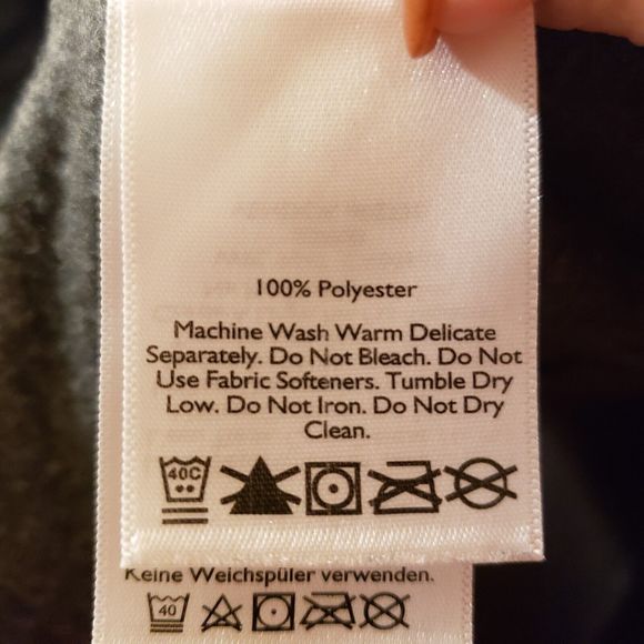 Eddie Bauer Men's Dark Grey Fleece Full Zip Jacket Size Small - Picture 4 of 7